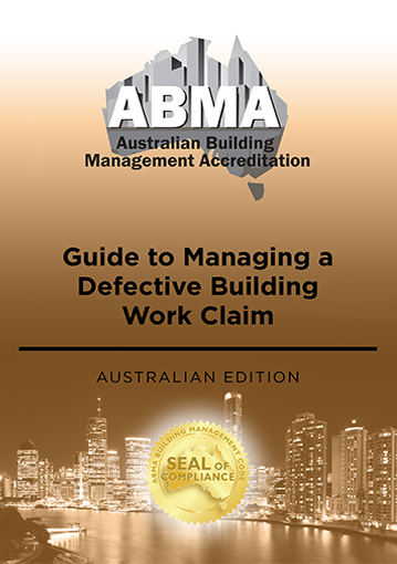 ABMA Guide to Managing a Defective Building Work Claim cover